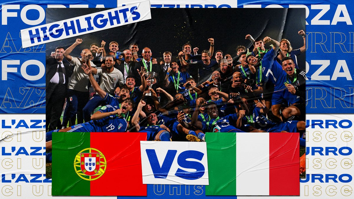๐๐๐ ๐น Gli highlights di #PortogalloItalia 0-1 ๐ #U19EURO #Azzurrini #VivoAzzurro