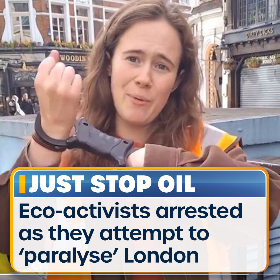 21 Just Stop Oil protesters have been arrested in London amid their plan to 'paralyse' the capital through several organised slow-marches.