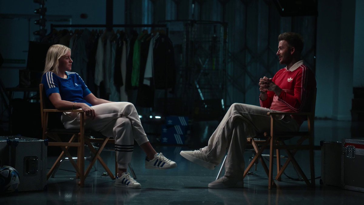 David Beckham with a huge thank you for Alessia Russo ❤️ [🎥] adidas Football