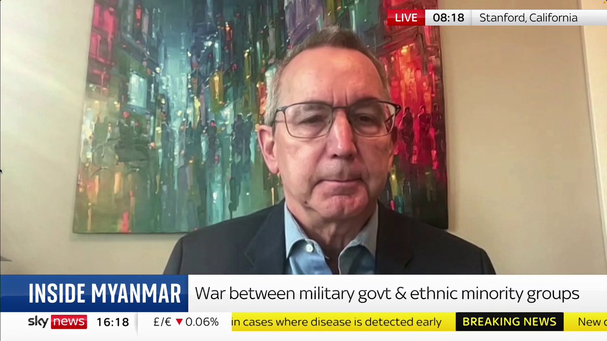 "Without more international support, there is, unfortunately, a prospect of this going on for a long, long time, with just horrific human cost on a daily basis." Scot Marciel responds after he's asked if there could be a transition of power in Myanmar