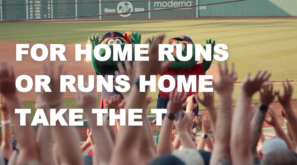 From morning commutes to summer nights at Red Sox games, wherever you're headed, be like Wally and take the T.