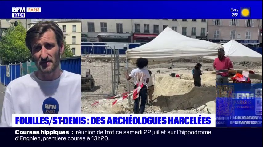 À Saint-Denis, des archéologues travaillant sur des fouilles sont victimes d'outrages sexistes