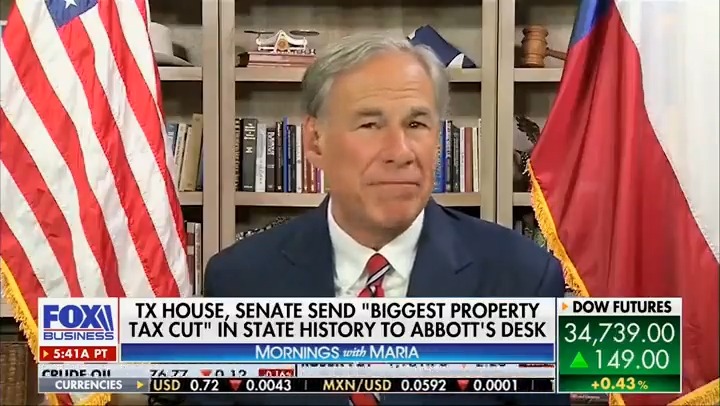 I promised $13.5 billion in property tax cuts for hardworking Texans. Last week, we secured $18 BILLION in property tax cuts with the deal reached between the Texas House and Senate. Proud to deliver the largest property tax cut in Texas history.