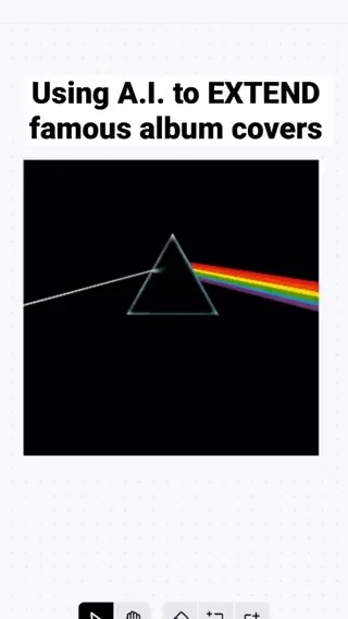 Using A.I. To Extend ''The Dark Side Of The Moon'' Album Cover