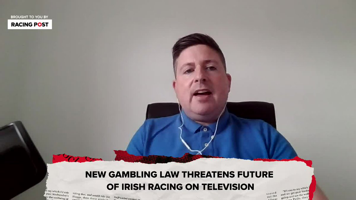 📰 NEW: The Front Page 📰 🗣 "You could have Irish racing not being shown in Ireland, it’s astonishing!” David Jennings reveals the latest on the new Irish gambling law which threatens to banish racing from TVs in Ireland Watch the full episode NOW: