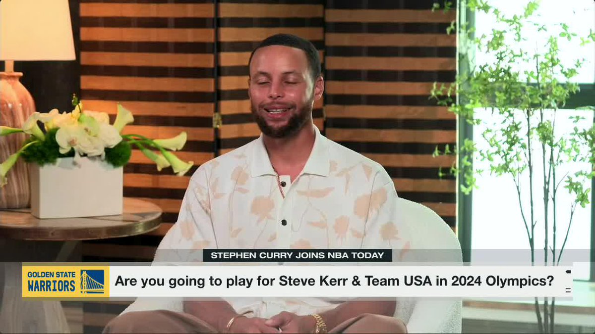 Could we see Steph on Team USA next year in the 2024 Olympics? 🏅👀