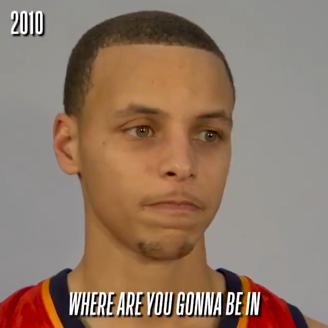 Rookie Steph Curry asked what kind of player he’ll be in 10 years: “I want to be known as a true professional. A guy that played the game the right way. Hopefully, still in the league and still effective in the league.” Changed the game. 💯