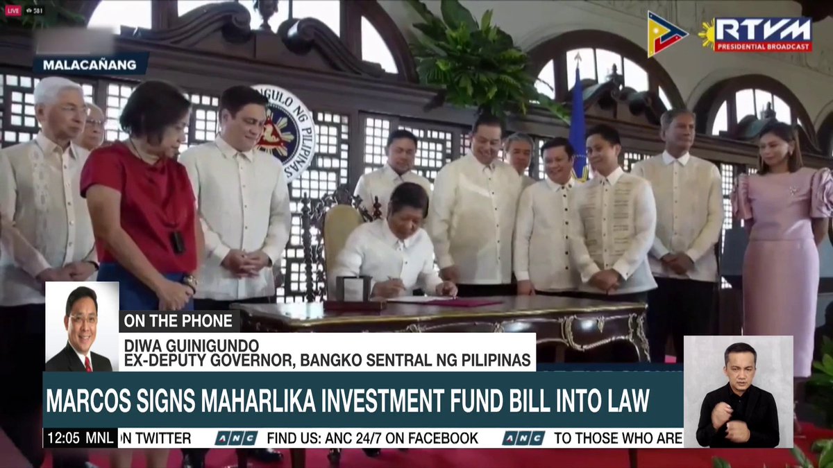 After Pres. Ferdinand Marcos, Jr. has signed the Maharlika Investment Fund bill into law this Tuesday, a former central bank official says that the problem with the law is that the Philippines' does not have surplus funds to use. #DatelinePhilippines