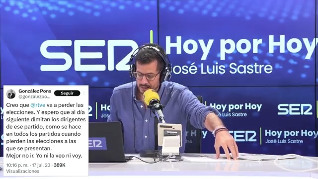 O sea que el problema era la tele pública
