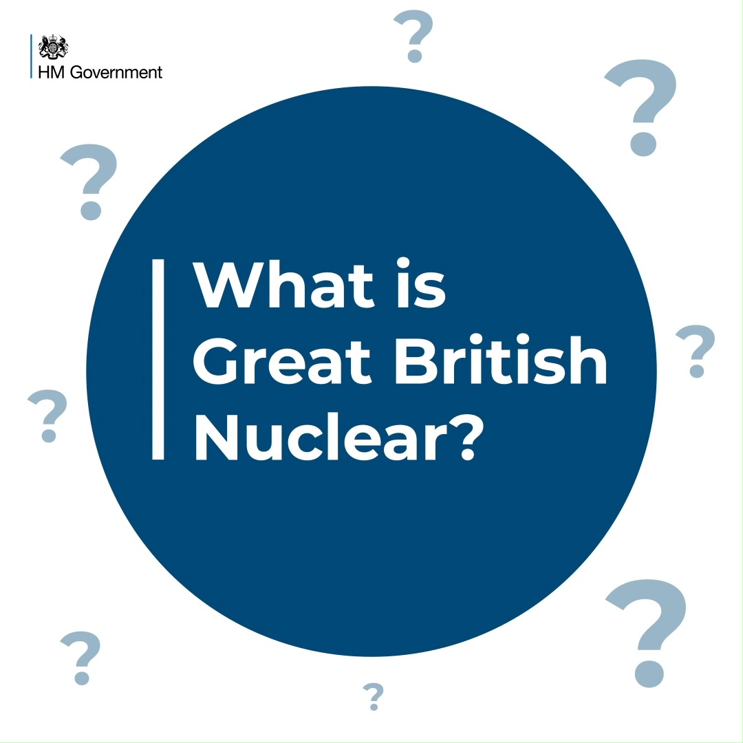 The UK’s nuclear renaissance is underway 🇬🇧 Great British Nuclear will drive forward clean, reliable nuclear energy projects for generations to come. Boosting energy security, supporting high-skilled jobs and growing the economy. Find out more: