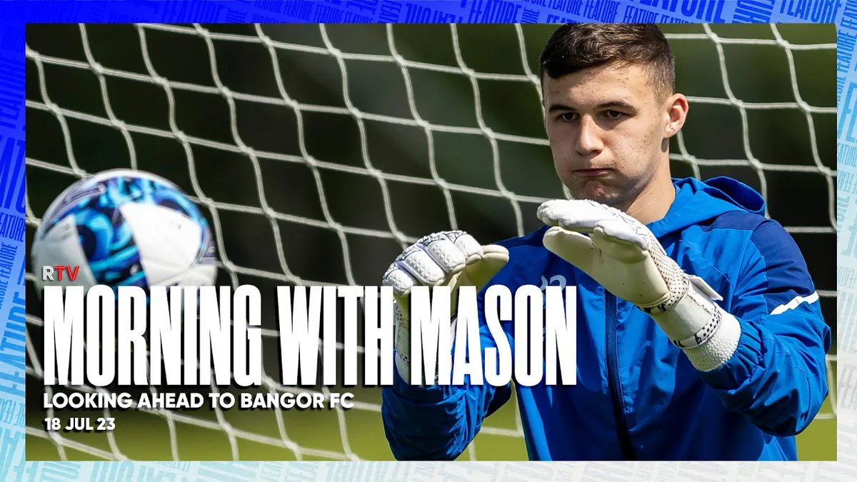 ⚽️ Rangers B goalkeeper, Mason Munn, reflects on his younger years and looks ahead to the game against Bangor. 📺 Watch the full interview here: