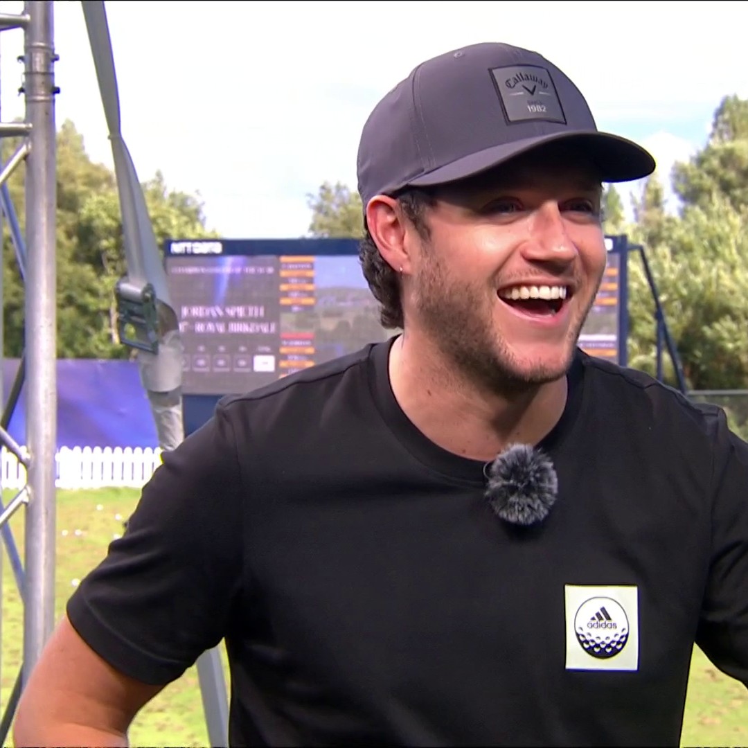 Can Niall Horan hit a golf ball EXACTLY 95 yards? 🤔