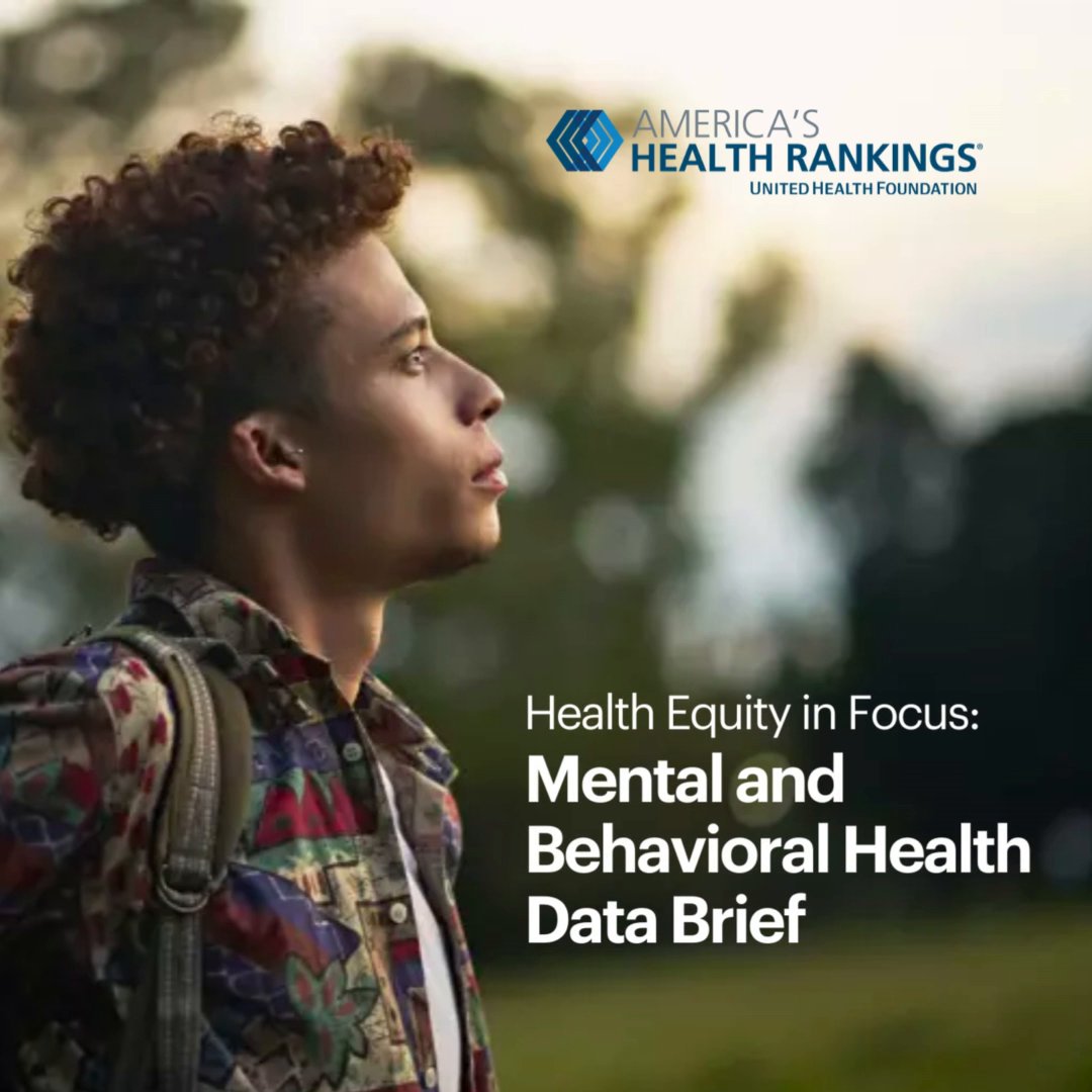 #MentalHealth does not discriminate. In our recently released America's Health Rankings Health Equity in Focus: 2023 Mental and Behavioral Health Data Brief we see these disparities within America's most at-risk populations. Take a look here: