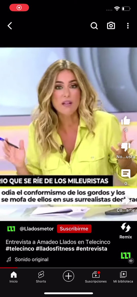 oye que han puesto un clip mio en telecinco como si yo fuera llados JAJAJAAJAJAJAJAJA