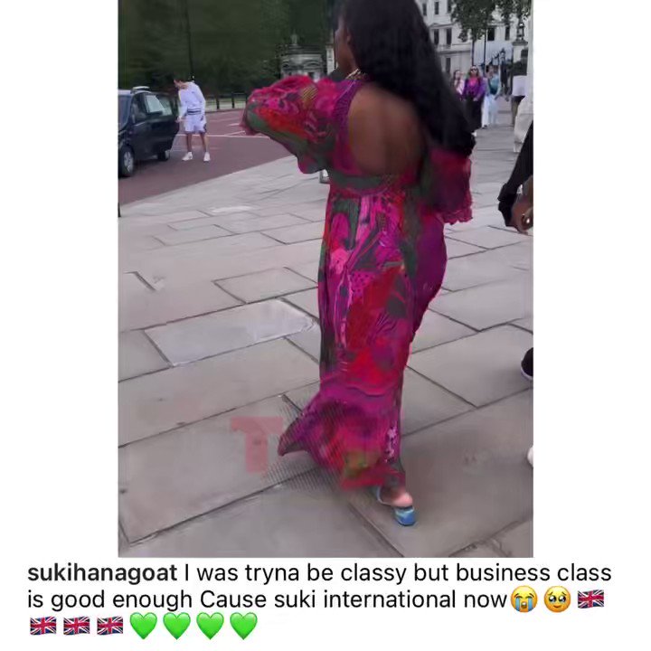 Sukihana is living her best life in London but she had them ladies SHOOK. 😩
