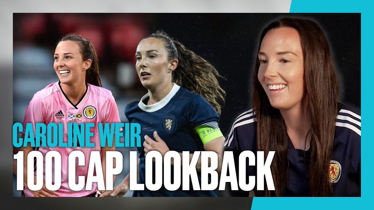 💯 "To be sitting here and talking about my 100th cap is a proud moment." Ahead of winning her 100th cap tonight, Caroline Weir sat down to look back over some of her best moments and memories with the National Team 🏴 #SWNT