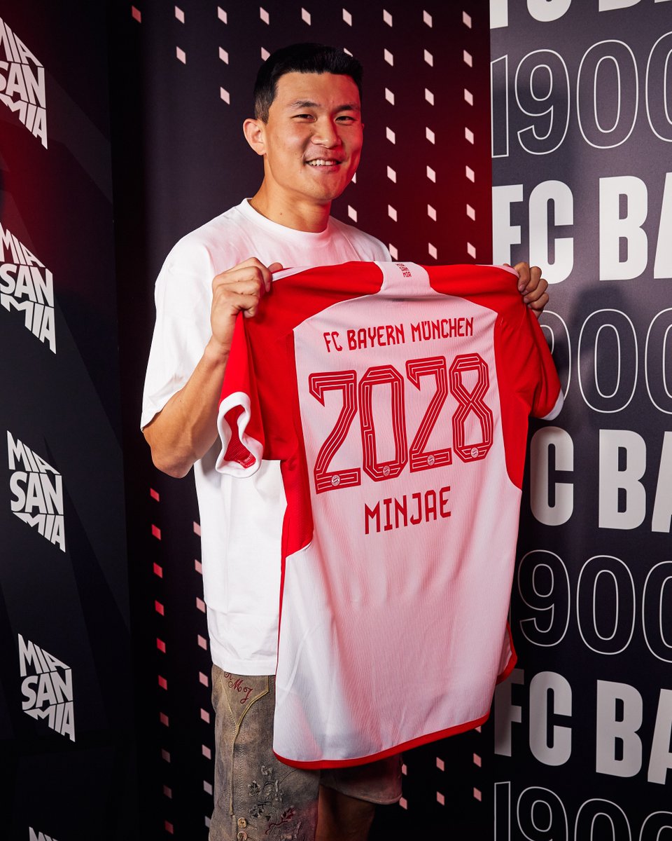 Made for 𝐊𝐌𝐉 — made for 𝐅𝐂𝐁! 🔴⚪ #ServusMinjae #FCBayern #MiaSanMia