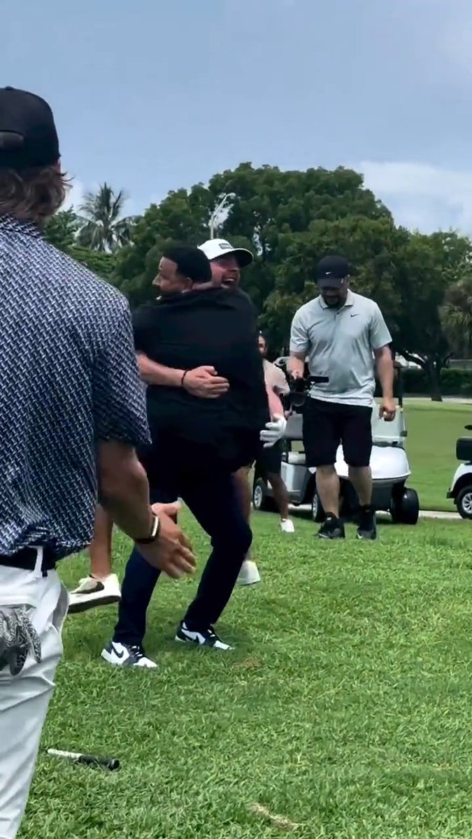 Michael Block just holed out in front of DJ Khaled. 😂 (📹: DJ KHALED)