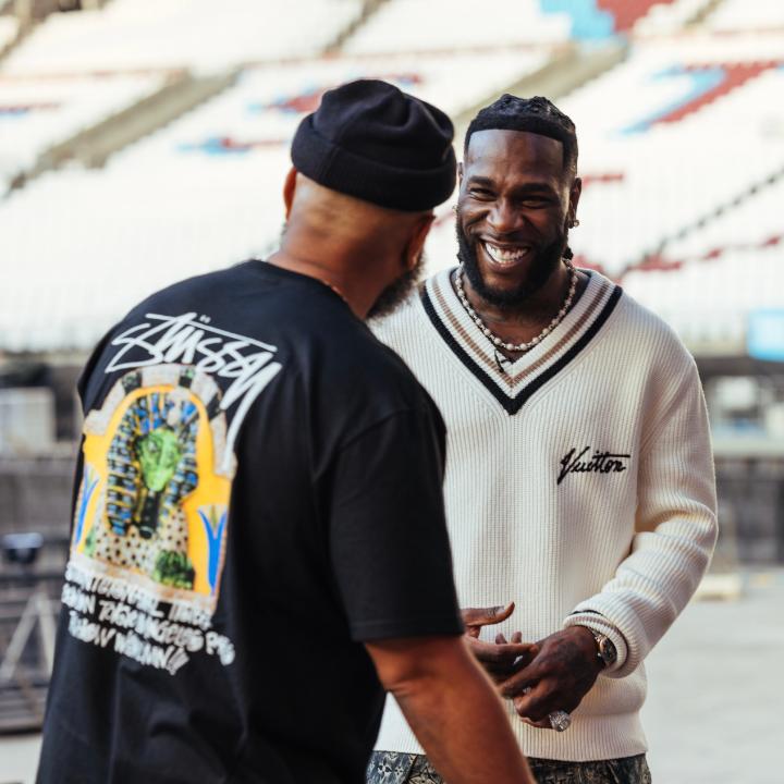From #UpNext to stadium status. Burna Boy catches up with the Old Man Ebro ahead of his #AppleMusicLive performance. Watch the interview and get ready for the show, streaming tomorrow on Apple Music and TikTok US at 12PM PT.