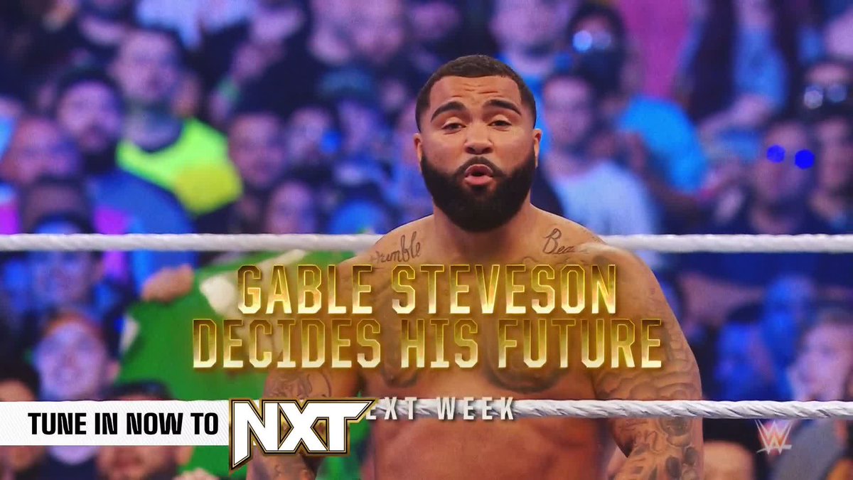 .@GableSteveson decides his future NEXT WEEK 👀 #WWENXT
