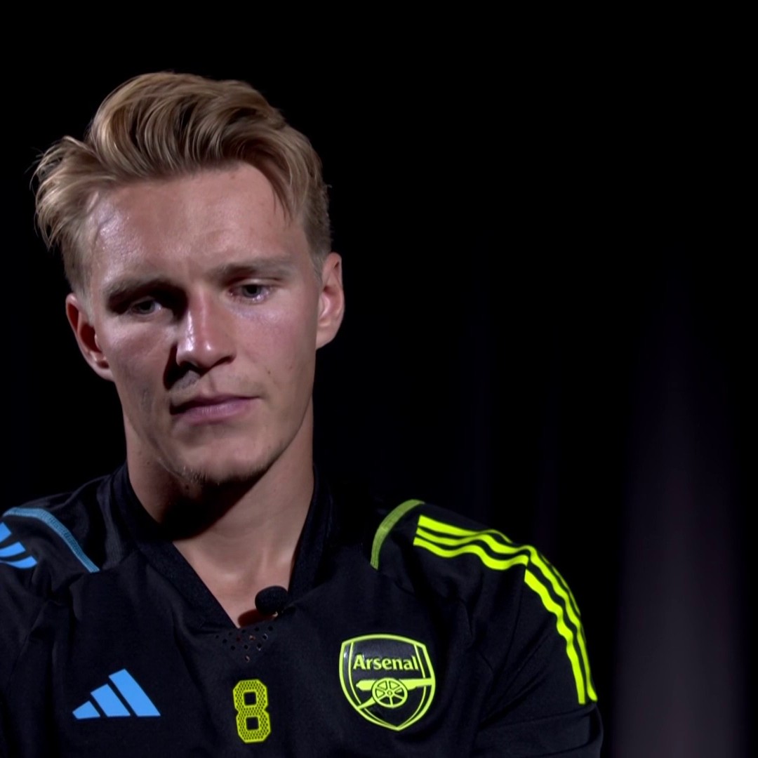 🗣️ "The club and Mikel [Arteta] have done a great job to build this culture!" Arsenal captain Martin Odegaard discusses the 'togetherness' at the club following last season 🔴💪