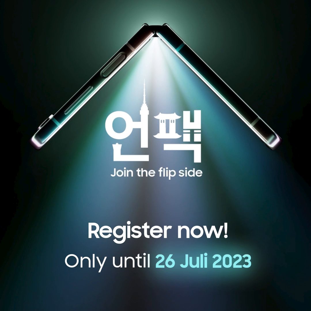 Looking for a real change? Unfold the bigger possibilities by #JoinTheFlipSide at the #SamsungUnpacked Launch on July 26th at 18.00 WIB Register here and get chance to win exclusive rewards :