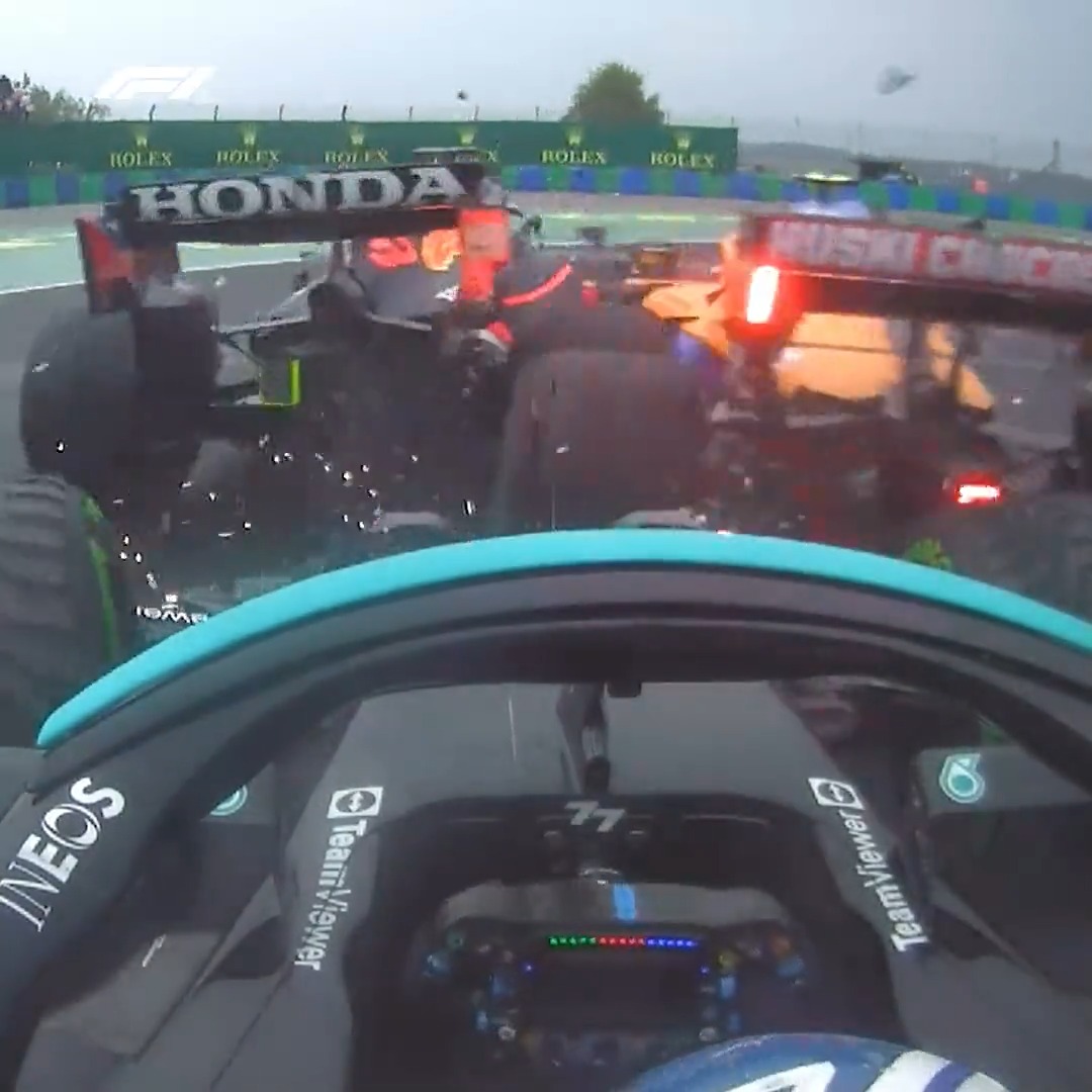Chaos 💥 at 💥 the 💥 start #HungarianGP #F1