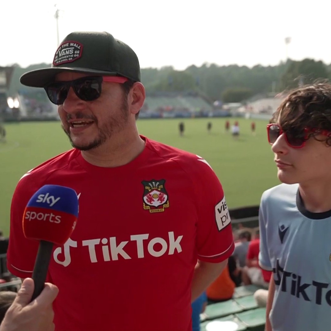Wrexham's American fans discuss their newfound love for the North Wales football club, who are set to face Chelsea and Manchester United in the US 🏴⚽