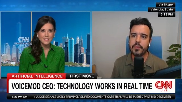 "We superpower peoples' voices." @Voicemod CEO Jaime Bosch describes their AI-driven tech switching your voice from male to female, old to young, in real time! We discuss film industry &amp; online safety implications and more.