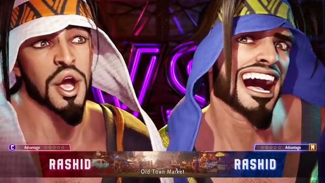 The wind is always on his good side. 🌪️ Feel the breeze as Rashid lounges on the Character Select Screen, flips through the walk-in scene, and emotes with the Game Face Feature.