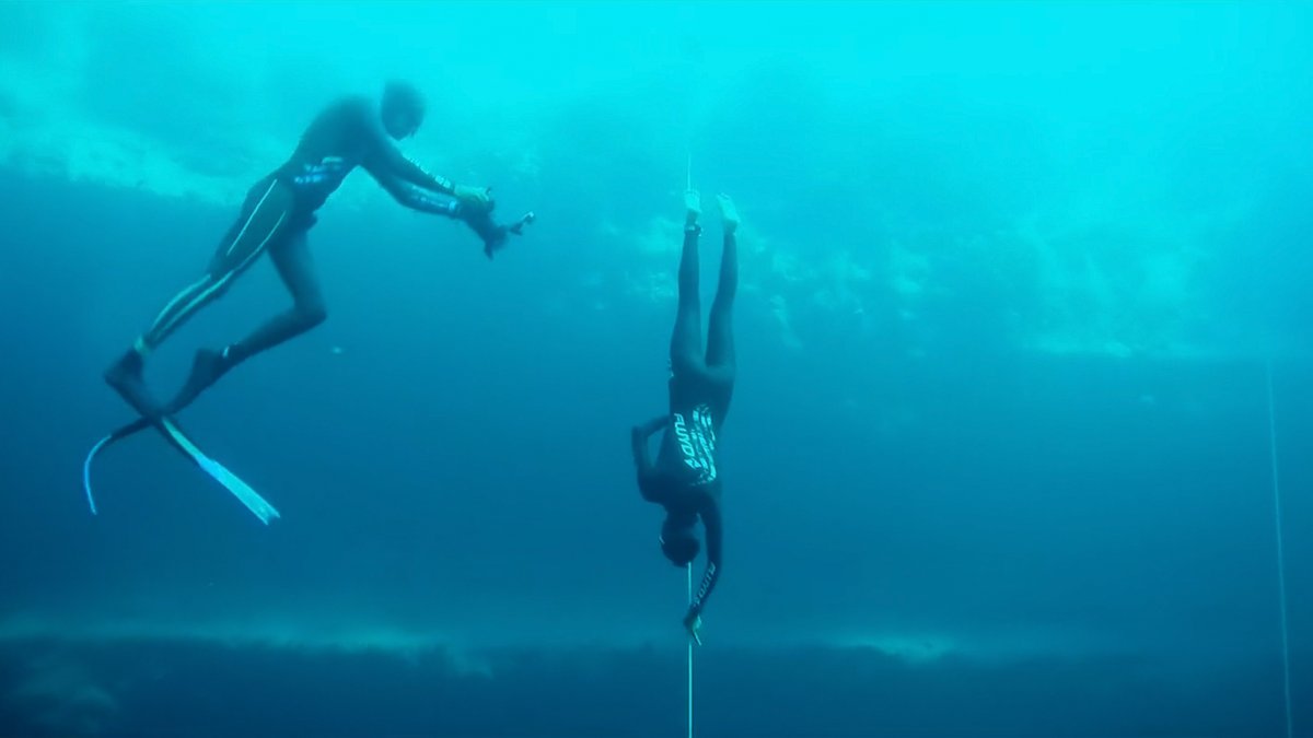 Take the deepest breath you can and see how long you can hold it while watching this clip