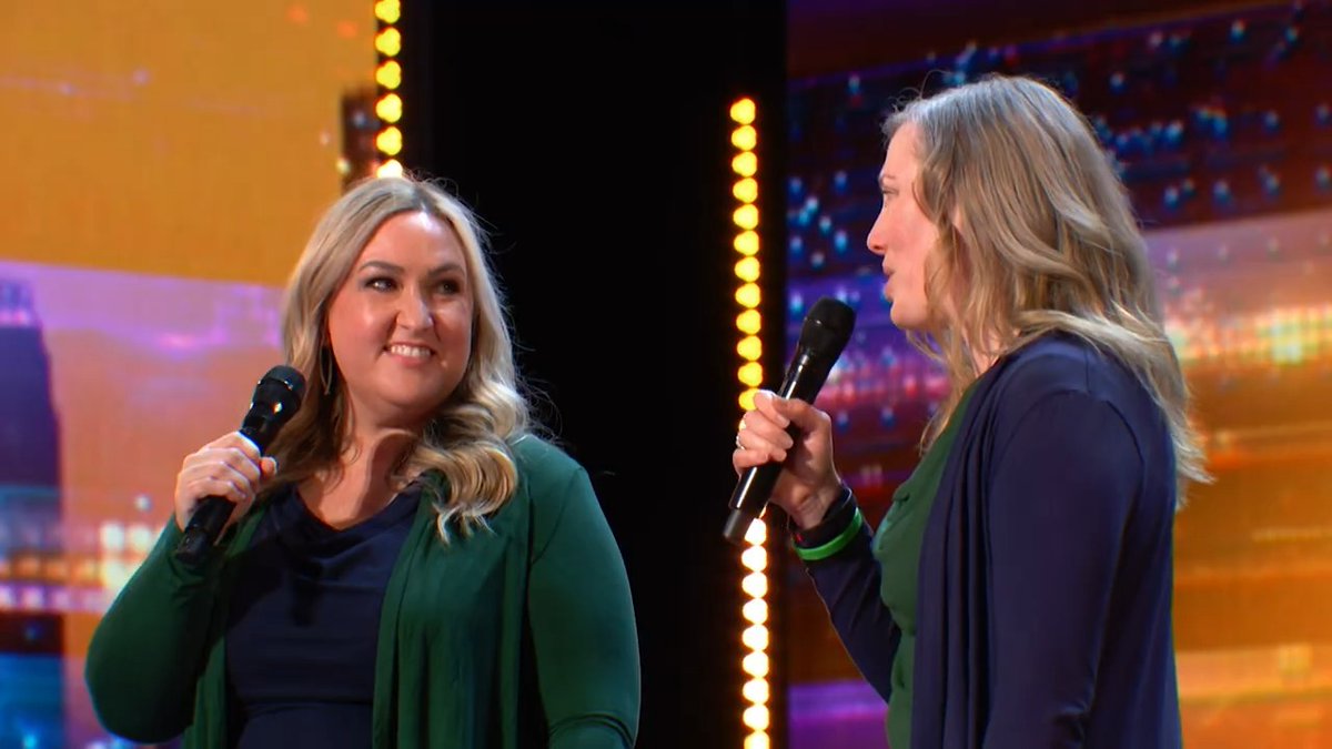 Because I knew you, I have been changed for good. 💚 Thank you, Holly and Kim, for sharing your incredibly powerful story on America’s Got Talent. We are so honored to be a part of it. ✨