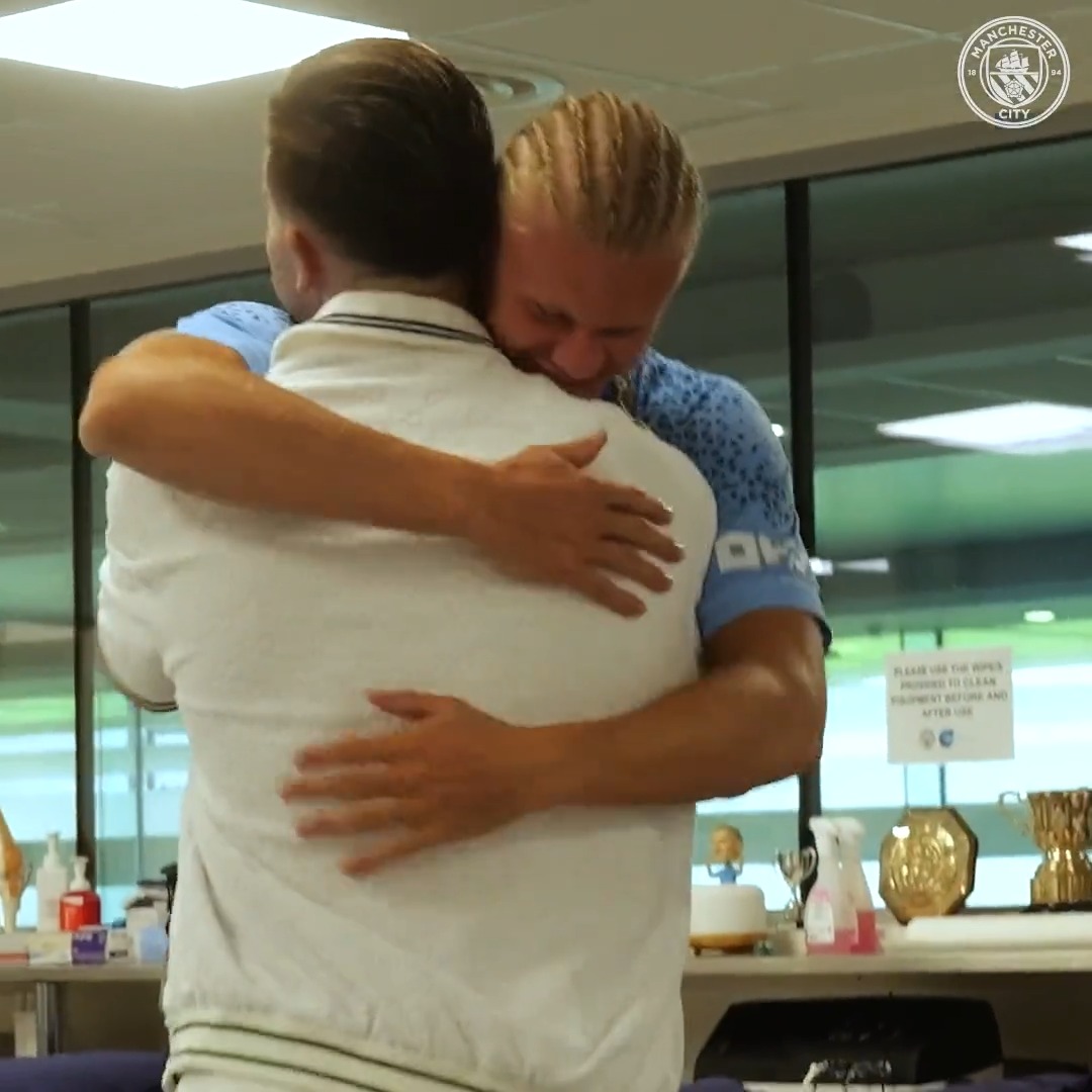 .Jack Grealish x Erling Haaland 🤗 The bromance continues 🥹