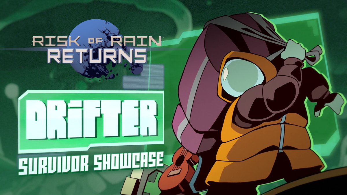 The first brand new survivor debuting in Risk of Rain Returns is Drifter! This resourceful brawler has some unique skills to handle the inhabitants of Petrichor V and empower herself and her fellow Survivors. Learn more in the latest Dev Thoughts:
