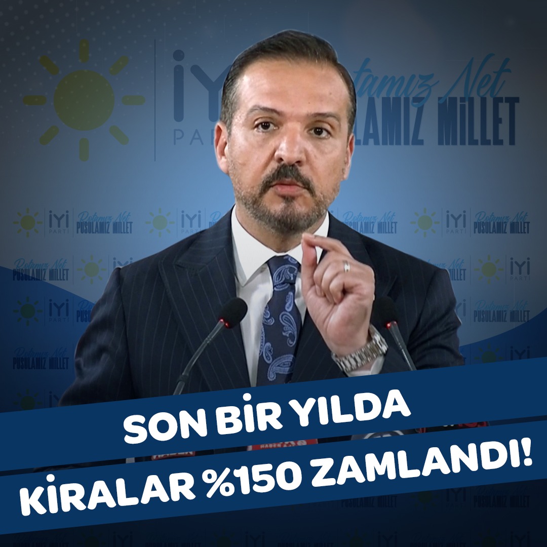 Konut kiraları son bir yılda %150 zamlanarak asgari ücreti ikiye katladı. Bu yüzden artık vatandaşlarımız oda kiralamaya bile başladı... İktidara soruyoruz; hani konut kiraları %25'ten fazla artmayacaktı?