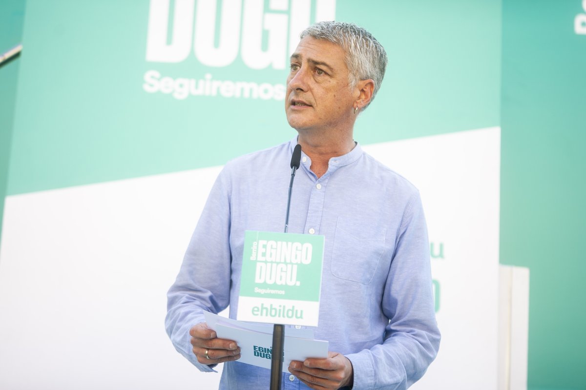 .Oskar Matute: «Pido a todas las gentes de este país que se consideren de izquierda, republicanas, feministas, ecologistas y euskaltzales depositar su confianza en EH Bildu. El domingo podemos fortalecer las políticas que demanda la mayoría». Berriro #EgingoDugu 🤝
