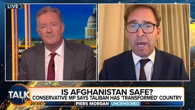BREAKING: Tobias Ellwood has deleted his controversial video backing engagement with the Taliban immediately after telling Piers Morgan he would do so live on air 👇 Piers Morgan | Tobias Ellwood | Talk | #PMU