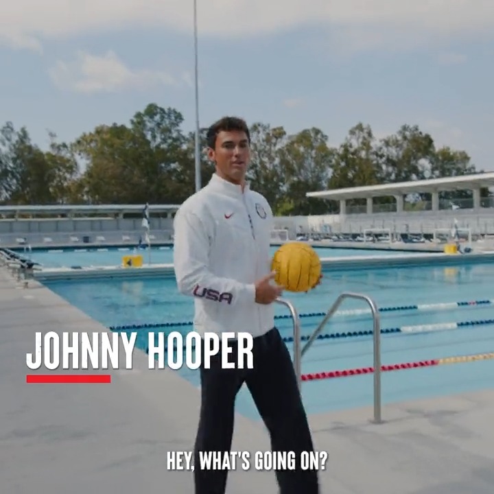 🎥 | 8 important questions with Johnny Hooper. Go full access with the USA Water Polo Olympian on the pool deck. #AQUAFukuoka23