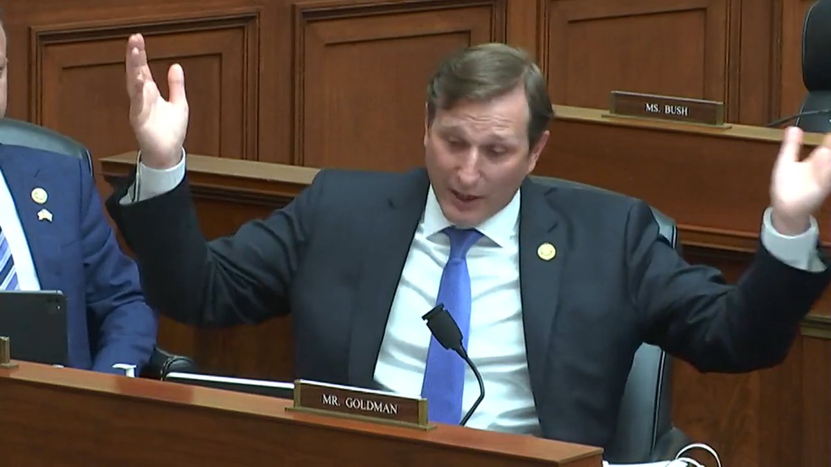 While playing Biden family lawyer, Rep. Dan Goldman inadvertently prompted IRS Whistleblower Shapley to confirm President Donald J. Trump did discuss Chinese business deals with Hunter. Joe Biden continues to DENY having knowledge of his son's shady business dealings. Americans deserve answers.
