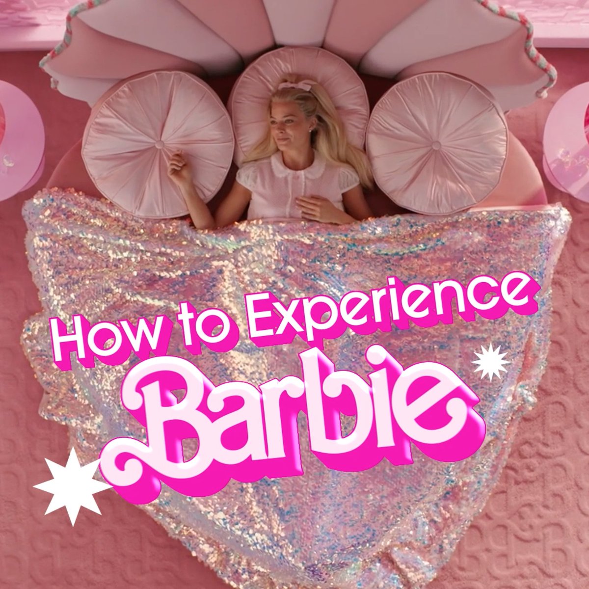 Friday’s Schedule: 9AM Wake up ☀️ 9:30AM Get ready 👗👠 11AM Jam out with some Barbie Sounds 🎶 12PM Grab my Barbies and Kens 👫 12:30PM See #BarbieTheMovie in theaters! 💗🎟: