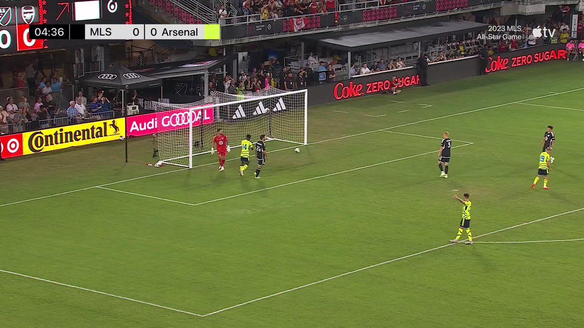 No stopping that one from Gabriel Jesus. #MLSAllStar Game pres. by Target