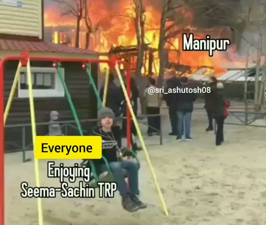 Indian media covering Seema Haider TRP, #shameful and horrible incident happened in #Manipur no one can talking about it. Such a shameless activity, Enough is Enough 🥺. #ManipurViolence #Kuki #मणिपुर #ManipurBurning #karma #WhatsApp