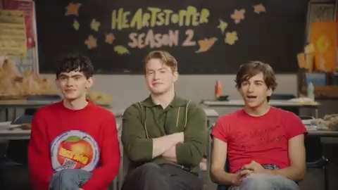 The Heartstopper cast rewatches some of the most iconic moments from Season 1!