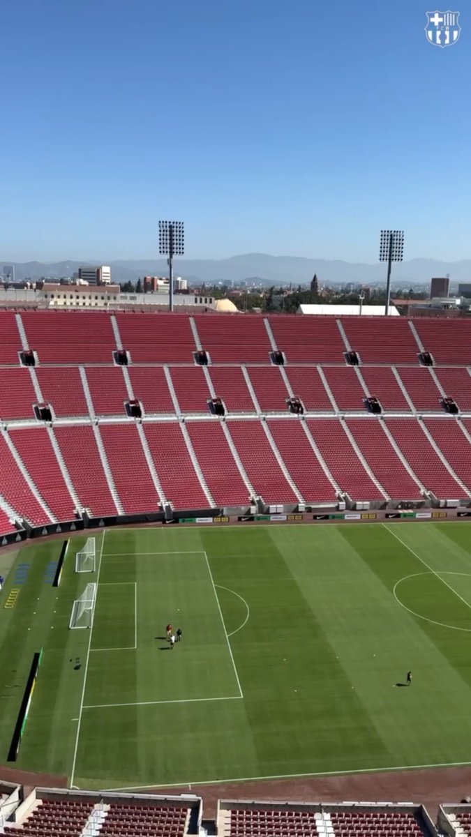 Where we're training. 🏟️ 📍 Los Angeles Memorial Coliseum