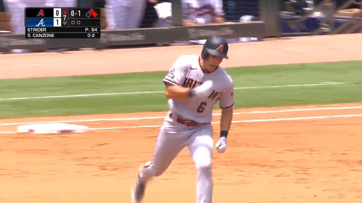 Dominic Canzone's first career home run gives the Arizona Diamondbacks the lead!