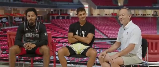๐๐๐๐ ๐๐ก ๐ง๐๐ ๐๐ฅ๐๐ก๐โผ Grant McCasland is joined by Davide Moretti and Kyler Edwards to talk about what it means to always be part of the Red Raider family and playing in TBT.