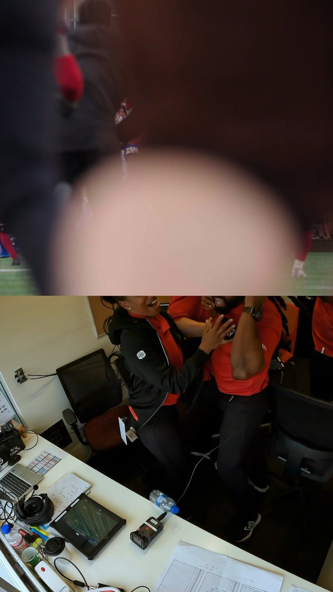 You asked for it 👀 The moment Crum won it in OT vs the Blue Bombers, from the field to the box‼️ #ALLIN | CFL
