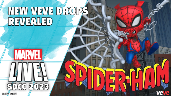 🕸️ VeVe | Digital Collectibles’s taking over part of the #MarvelSDCC booth once again for another year of awesome digital collectible drops! #ad