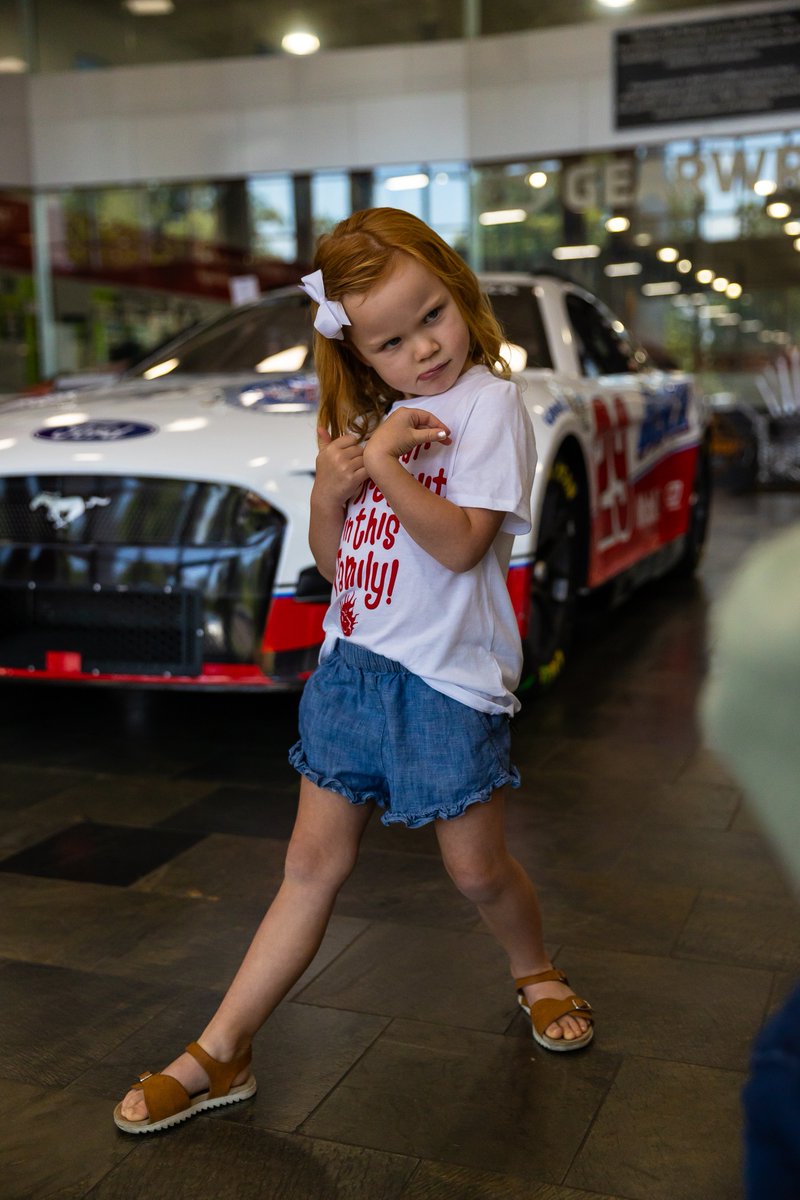 Someone new wears the firesuit in the Harvick family. And Kevin Harvick, you're in trouble 😂