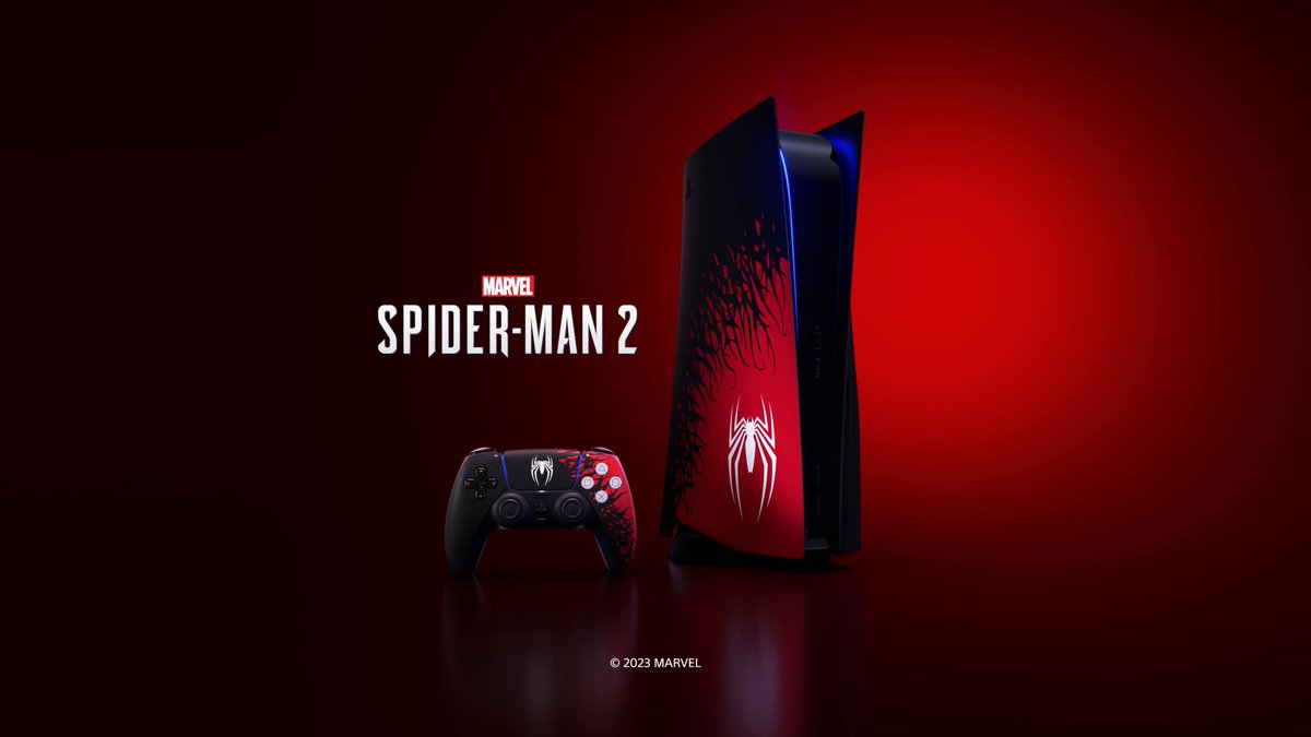 JUST ANNOUNCED AT #MarvelSDCC: Get the Limited Edition Marvel’s Spider-Man 2 Bundle featuring an exclusive PS5 console and DualSense wireless controller, releasing September 1! Read more: #SpiderMan2PS5 #BeGreaterTogether
